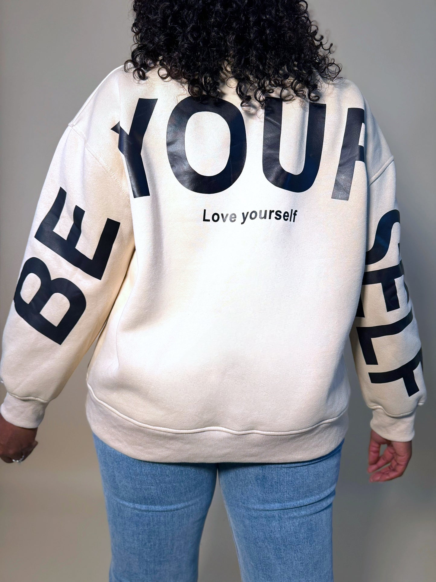 text print sweatshirt lounge womens clothing ladies wear long sleve